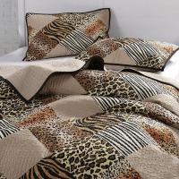 家柏饰(CORATED)家纺 美美客 全棉绗缝盖被 床盖多用被三件套 多款可选