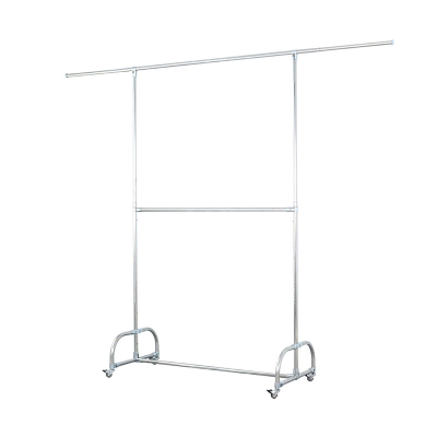 翌嘉YJ-D6-202 202不锈钢晾衣架移动伸缩单杆式晒衣架 不可升降高度款 1200*520*2000