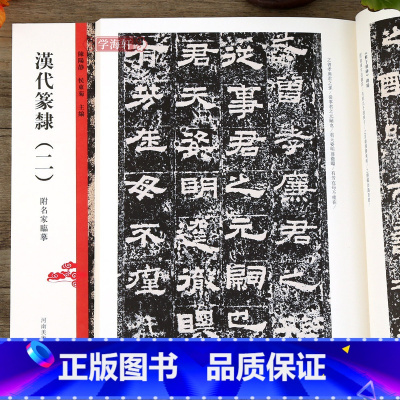 [正版]学海轩 汉代篆隶(二)祀三公山碑鲜于璜碑张迁碑篆书隶书毛笔字体碑帖拓片技法临摹鉴赏书籍 历代法帖风格类编河南美