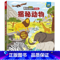 揭秘动物低幼版 [正版]揭秘翻翻书低幼版第三辑-揭秘动物 3-6岁科普百科启蒙早教立体书翻翻书绘本书籍宝宝幼儿园学前阅读