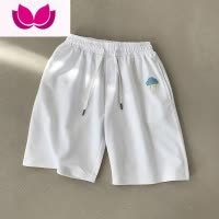 七斓夏季短裤男居家休闲五分裤睡觉宽松潮流运动跑步裤衩时尚沙滩裤子