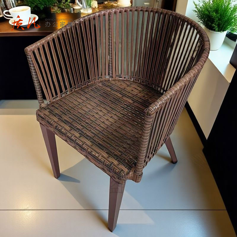 苏宁 质凡 室外藤编椅北欧防水户外创意藤编椅