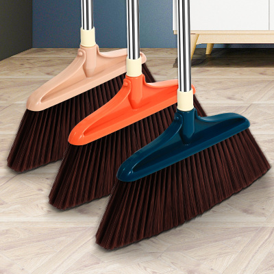 [补贴10%]扫把簸箕套装教室扫地笤帚单个软毛不锈钢塑料扫帚家用不粘头发