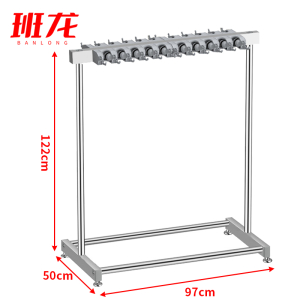 班龙拖把架不锈钢20拖48钩个