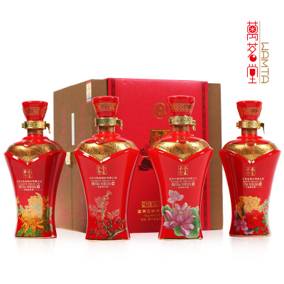 52度春夏秋冬珍藏品(大师酒)浓香型白酒500ml(4瓶装)