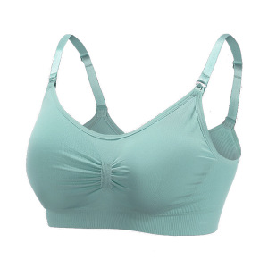 孕妇前开扣无痕大码哺乳文胸喂奶调整型聚拢产后薄款哺乳胸罩内衣