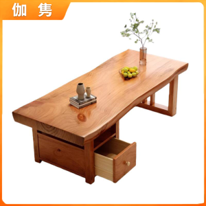 伽隽 实木茶桌 100*60*60cm 张