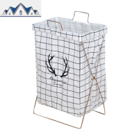 超大号手提折叠脏衣服衣物防水储物收纳筐篓箱篮玩具支架家居杂物 三维工匠收纳篮