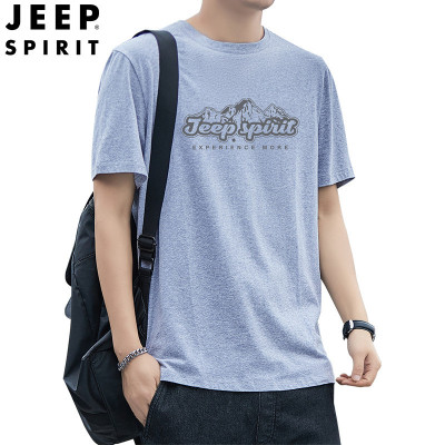 重点主推JEEP SPIRIT圆领短袖T恤男士夏季休闲时尚
