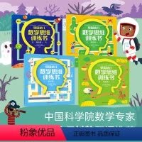 [正版]全4册英国幼儿数学思维训练书3-4-5-6-7-8岁宝宝思维训练绘本小学生必读益智绘本