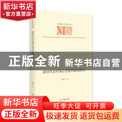正版 新时代农村基层党组织建设研究 聂继红 光明日报出版社 9787