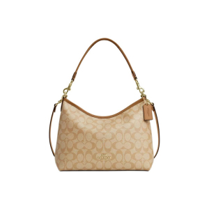 蔻驰(COACH)女包 女士奥莱正品马蹄包PVC经典老花包女士手提单肩包女麻将包 CA548 F58321 CR149IMNLJ