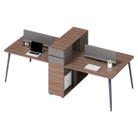 科朔 办公桌职员桌 员工桌 板式屏风桌 四人位KS-12B2802