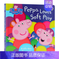 小猪佩奇爱软体玩具 [正版]小猪佩奇 英文原版绘本 6册手掌纸板书 Peppa Pig Little Library 粉