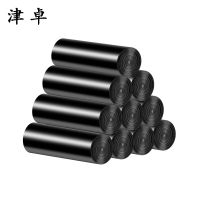 津卓 厨房餐余垃圾袋黑色垃圾袋 45*55CM 个