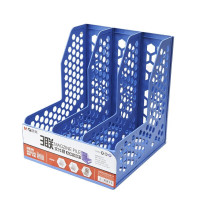 晨光 M&G 蜂窝形三联文件框 ADM95081 (蓝色) 个