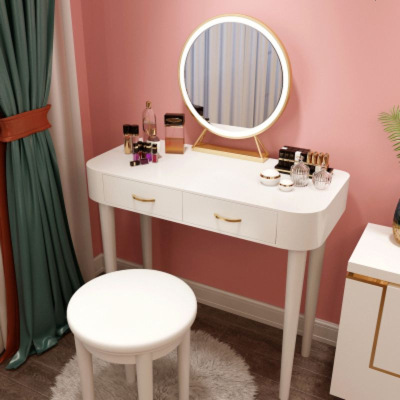 梳妆台卧室轻奢 现代简约化妆桌女欧式小户型北欧ins风化妆台