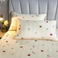 美帮汇乳胶凉席三件套天丝空调软席子可折叠水洗1.5冰丝1.8m床夏季2