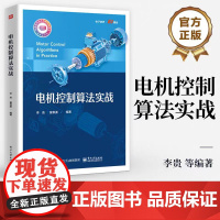 电机控制算法实战 电机产品开发实战 电流环控制器电流控制策略与滤波器设计 参数辨识观测器电机控制应用书 电子工业