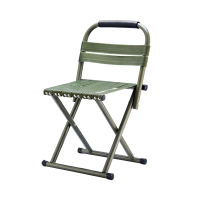 尚烤佳 户外折叠凳靠背马扎马扎子凳子户外便携折叠椅子 轻便款