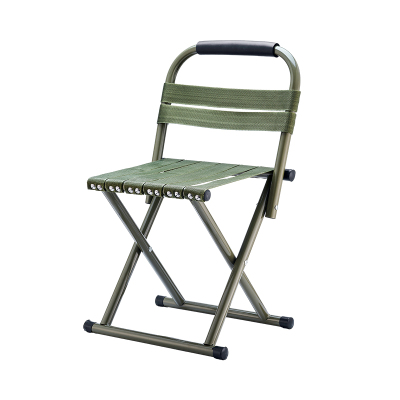 尚烤佳 户外折叠凳靠背马扎马扎子凳子户外便携折叠椅子 轻便款