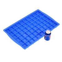 易企采 高60格-蓝色零件盒分格箱长方形塑料盒分隔式周转箱多格箱螺丝盒分类盒收纳盒