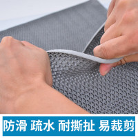匹牧防滑地垫PVC镂空地胶地垫灰色0.9*1m厚3.5mmPM-DZ-0001单位:件 1m*0.9m 灰色