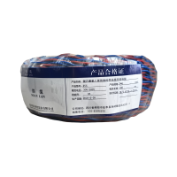 绵缆 铜芯聚氯乙烯绝缘绞型连接用软电线 RVS-2*6-300/300V 卷