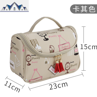 洗漱包女便携手提防水洗漱用品收纳包可爱网红旅行大容量化妆包 三维工匠