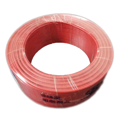 洛二缆阻燃铜塑单股线(100米)ZC-BV/卷(ZC-BV16)