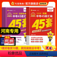 ===2024版中考45套汇编(紫皮侧重基础提升)=== 河南省 [正版]2024新版金考卷河南中考45套汇编真题试卷数