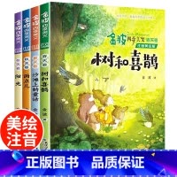 [4本]金波四季美文 [正版]金波四季美文全套4册注音版 树和喜鹊 小学生阅读 二年级必读课外书经典童话儿童诗选小学一年