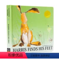 [正版]凯特格林纳威奖 哈里的大脚 Harris Finds His Feet 英文原版绘本 获奖 儿童英语启蒙图画故
