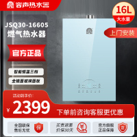 容声(RONGSHENG)燃气热水器 智能恒温三档变升分段燃烧多重安全防护 16L JSQ30-16605 免费上门安装