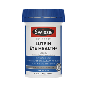 [保税发]Swisse叶黄素护眼片 明眸小蓝盾护眼片 60粒/瓶 叶黄素/玉米黄质/越橘 原装进口 正品保证