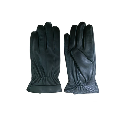 铁冠/黑色C级秋冬皮手套/TGST-23/双