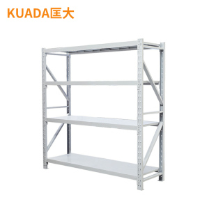 匡大中型货架白色多层仓储货架置物架 KDT078