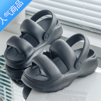 SUNTEK拖鞋女夏外穿2023新款厚底踩屎感时尚高级感户外沙滩防滑两穿凉鞋