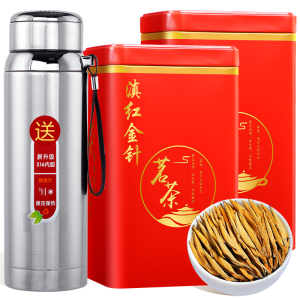 2025新茶特级滇红茶叶大金针正宗云南凤庆滇红金芽红茶叶罐装500g 500g