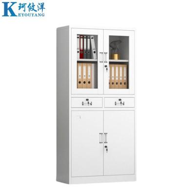 珂攸洋中二斗铁皮文件柜850*390*1800mm台