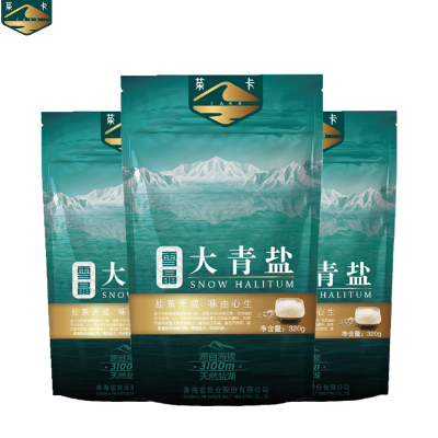 茶卡雪晶大青盐3袋*320g茶卡湖盐加碘食用盐巴无抗结剂自营食盐