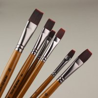 英雄(HERO)油画笔水粉丙烯油画水彩绘画笔 学生初学者艺考手绘美术用品套装7101-3系列