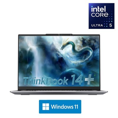 ThinkPad ThinkBook 14+ 00CD 14.5英寸标压便携轻薄笔记本电脑 定制(英特尔Evo平台认证酷睿Ultra 5 225H 32G内存 2T固态 3K)