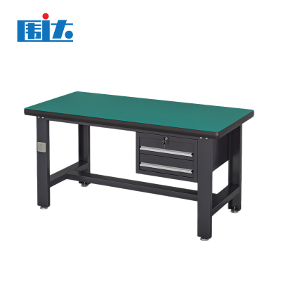 围达 重型钳工台工具桌 180*75*80cm二抽 张