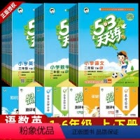 6本]53天天练+53全优卷 语数英(人教) 三年级下 [正版]2024春新版53天天练一二三四五六年级下册语文数学英语