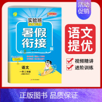 [人教版]一升二 语文 小学通用 [正版]2023实验班暑假衔接一升二升三四五六年级上册一二年级下册暑假作业语文数学英语