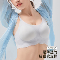 [PLUS]速干冰丝轻薄软支撑无痕内衣收副乳小胸聚拢无钢圈文胸罩