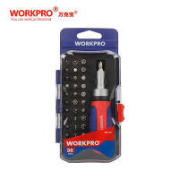 万克宝原装正品多规格多用途家用38件套棘轮螺丝批