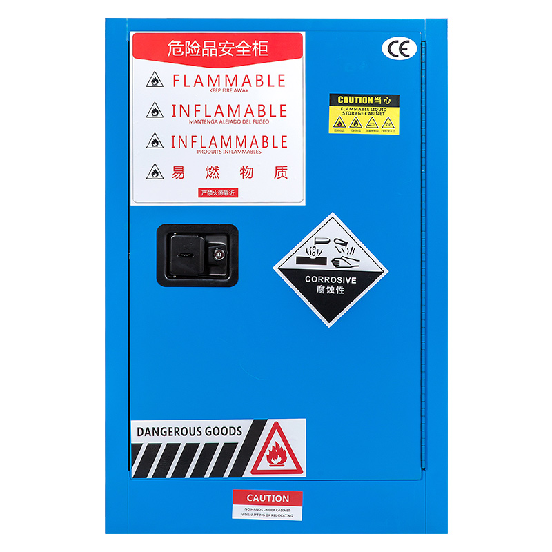 臻远zyaqg-b12工业安全柜防爆柜化学品实验柜可燃液体存储柜 12加仑蓝色