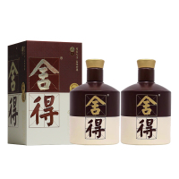 舍得品味52度375mL*2瓶浓香型白酒盒装